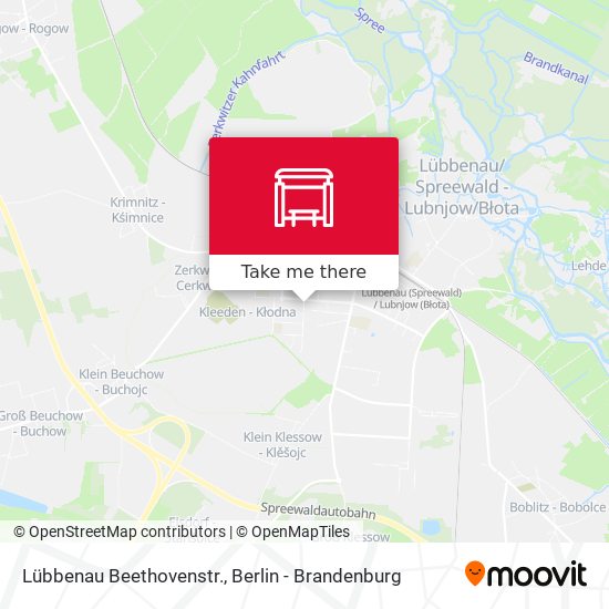 Lübbenau Beethovenstr. map