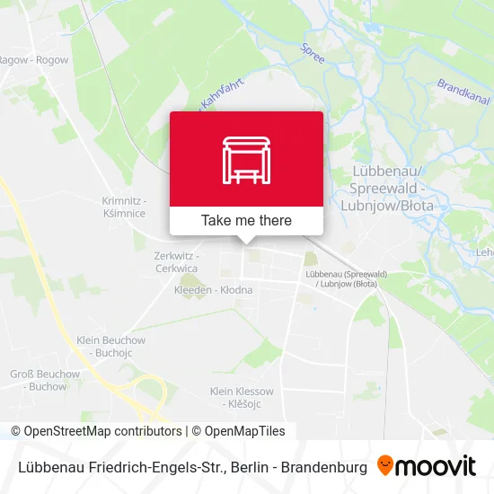 Lübbenau Friedrich-Engels-Str. map