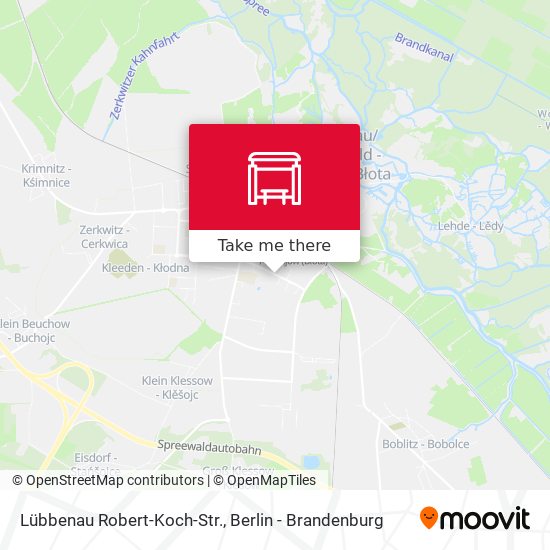 Lübbenau Robert-Koch-Str. map