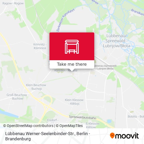 Lübbenau Werner-Seelenbinder-Str. map