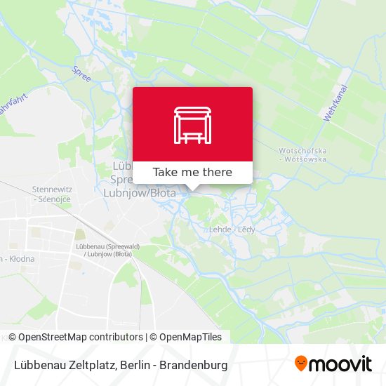 Lübbenau Zeltplatz map