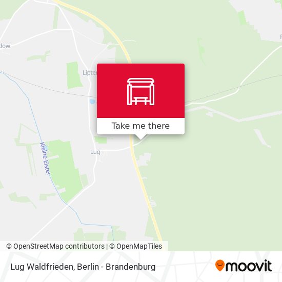 Lug Waldfrieden map