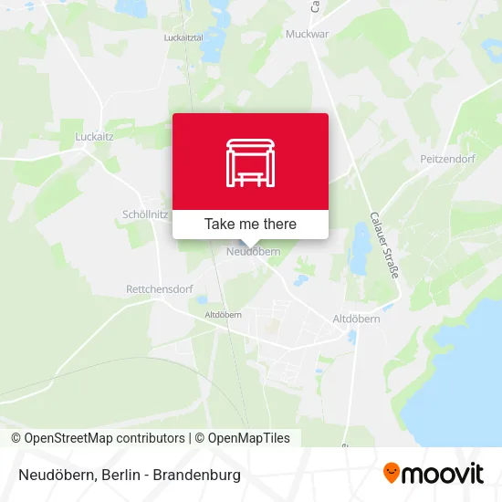 Карта Neudöbern