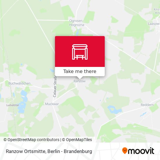 Ranzow Ortsmitte map
