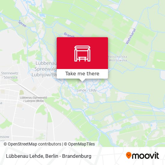 Lübbenau Lehde map