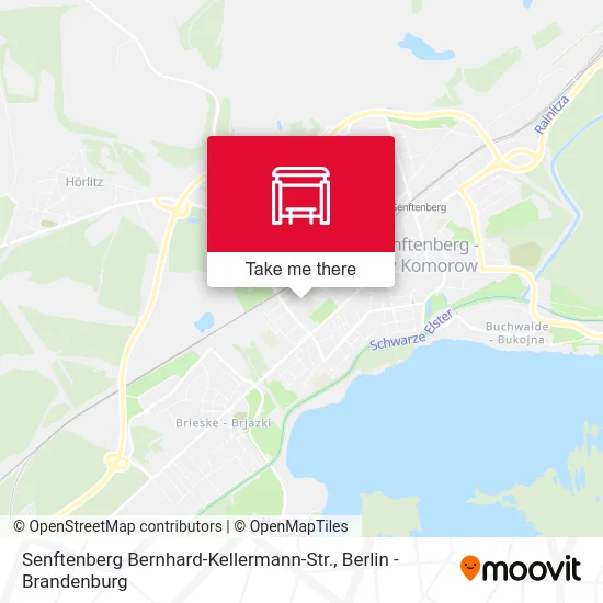 Карта Senftenberg Bernhard-Kellermann-Str.