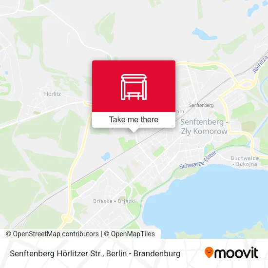 Карта Senftenberg Hörlitzer Str.