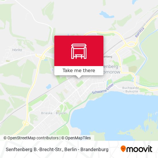 Senftenberg B.-Brecht-Str. map