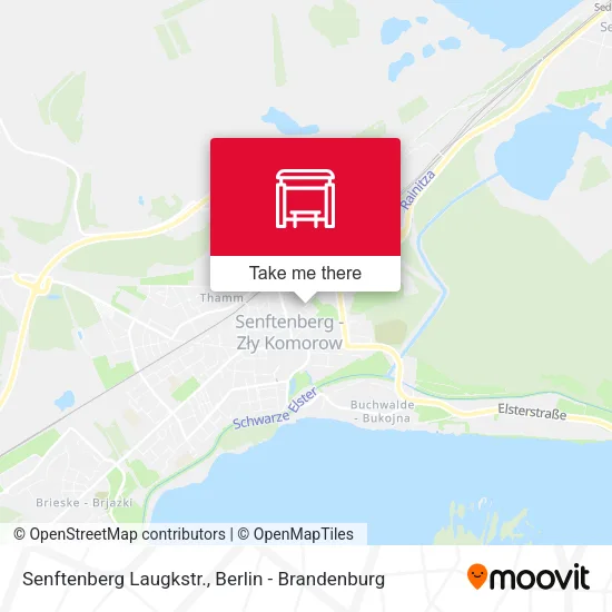 Карта Senftenberg Laugkstr.