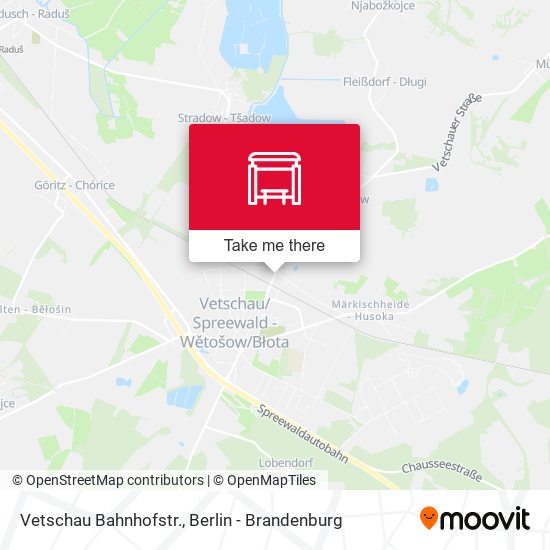 Vetschau Bahnhofstr. map