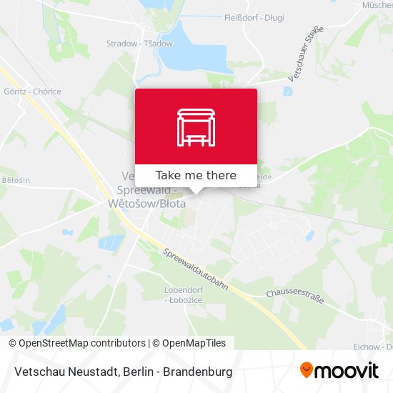 Vetschau Neustadt map
