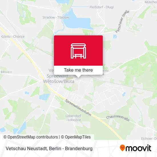 Vetschau Neustadt map