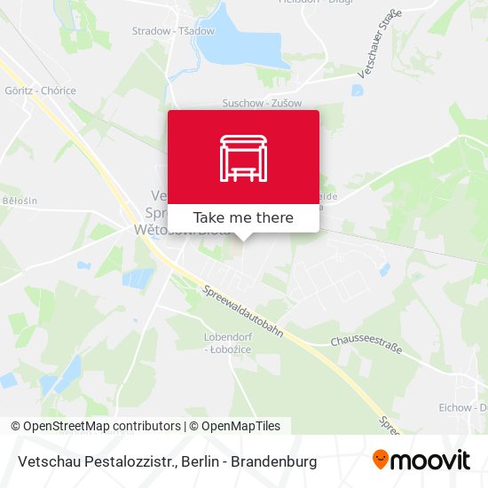 Vetschau Pestalozzistr. map