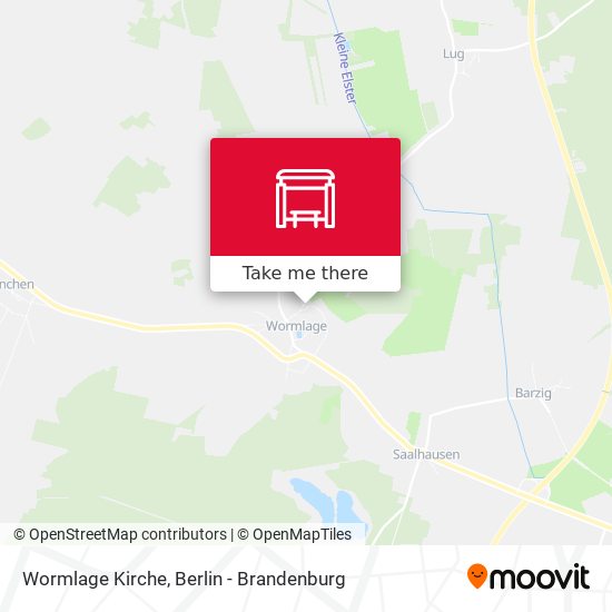 Wormlage Kirche map