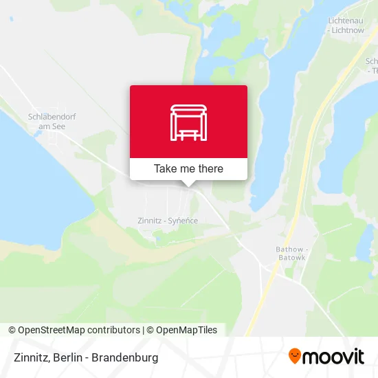 Карта Zinnitz