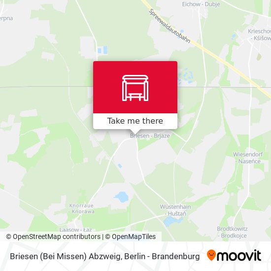 Briesen (Bei Missen) Abzweig map