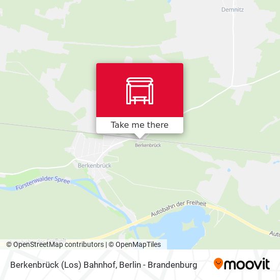 Berkenbrück (Los) Bahnhof map