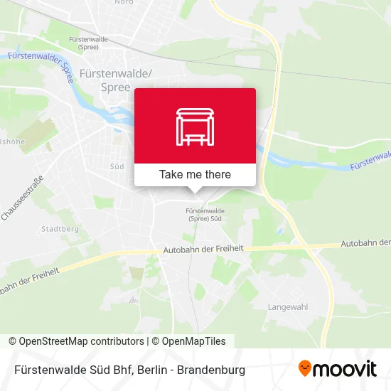 Fürstenwalde Süd Bhf map