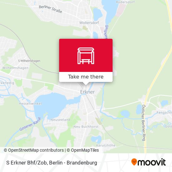 S Erkner Bhf/Zob map