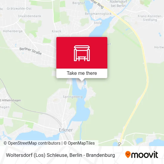 Карта Woltersdorf (Los) Schleuse