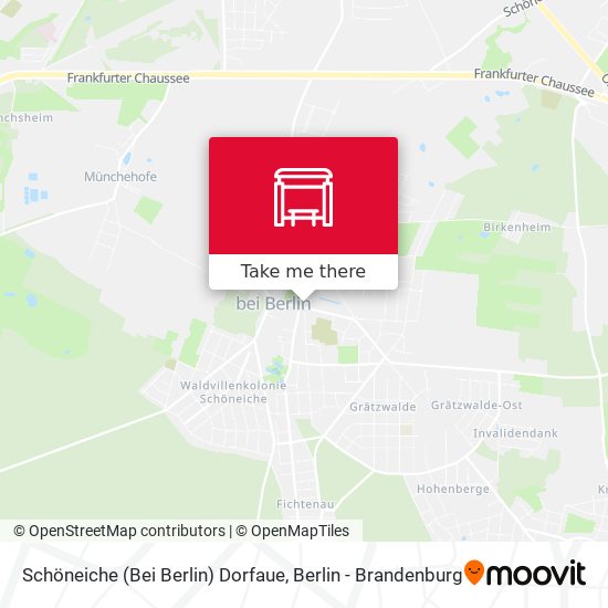 Schöneiche (Bei Berlin) Dorfaue map