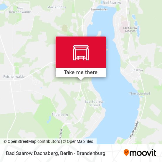 Bad Saarow Dachsberg map