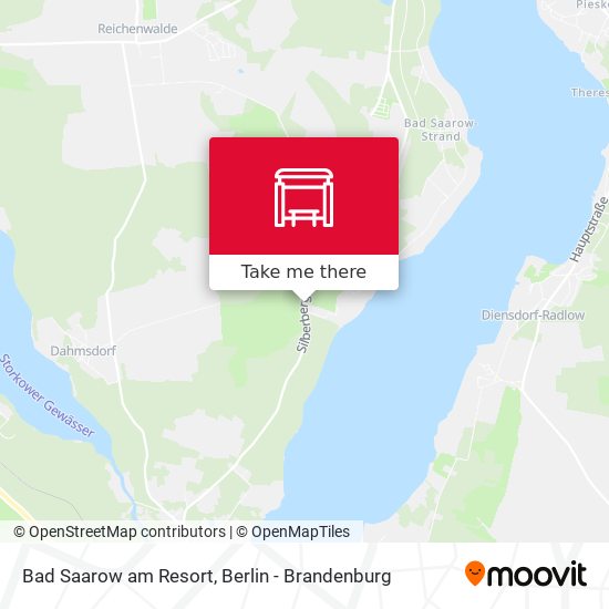 Bad Saarow am Resort map