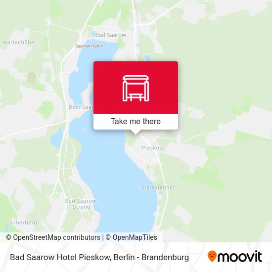 Карта Bad Saarow Hotel Pieskow