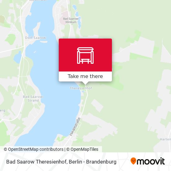 Карта Bad Saarow Theresienhof