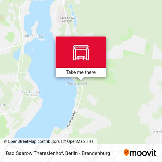 Карта Bad Saarow Theresienhof