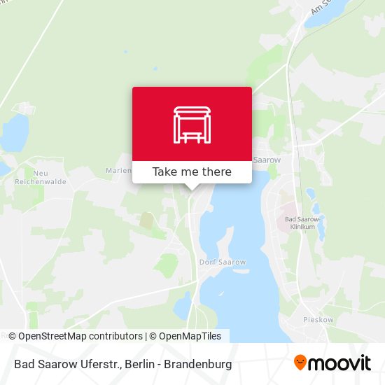 Bad Saarow Uferstr. map