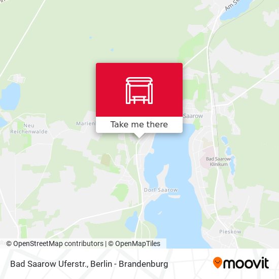 Bad Saarow Uferstr. map