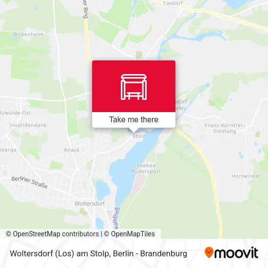 Карта Woltersdorf (Los) am Stolp
