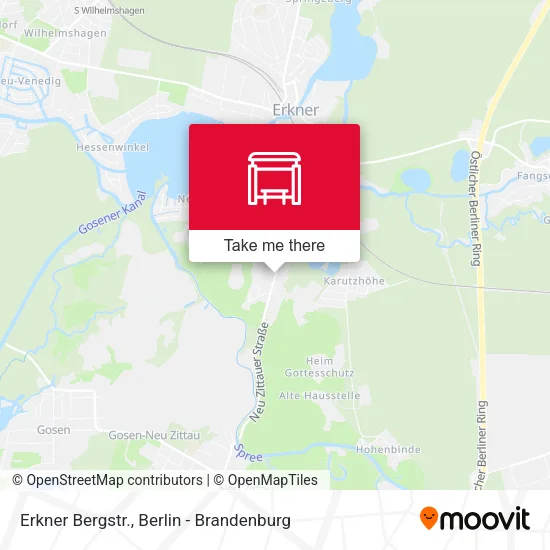 Карта Erkner Bergstr.
