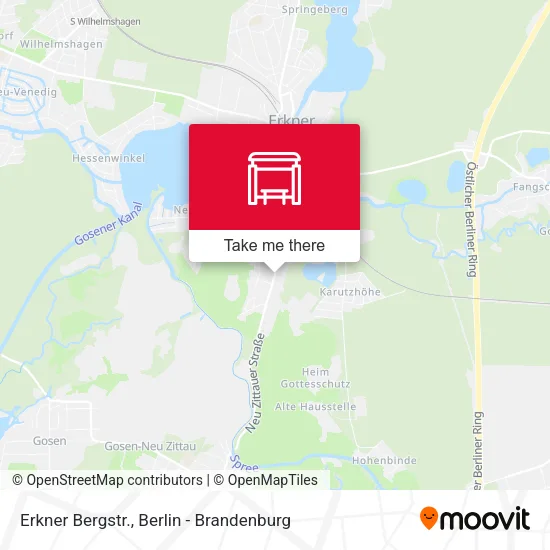 Карта Erkner Bergstr.