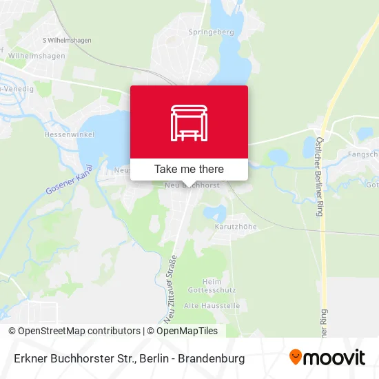 Карта Erkner Buchhorster Str.