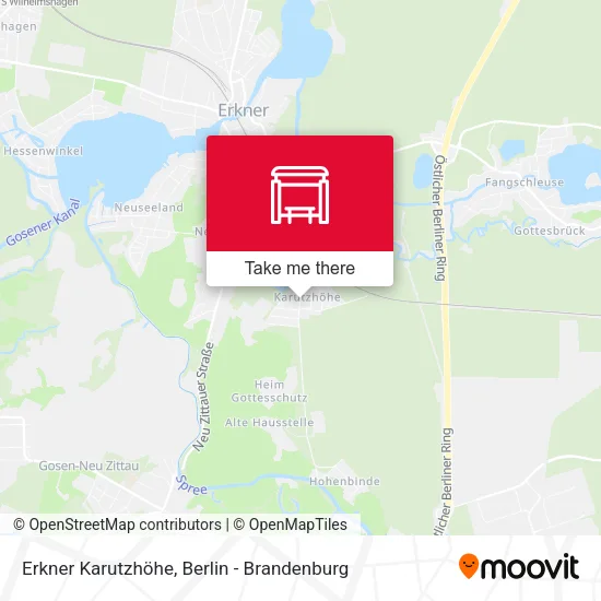 Карта Erkner Karutzhöhe