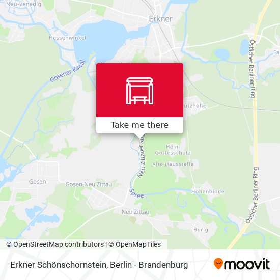 Erkner Schönschornstein map