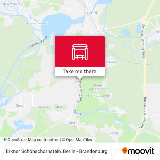Erkner Schönschornstein map