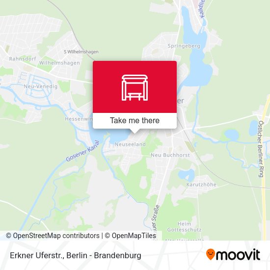 Карта Erkner Uferstr.