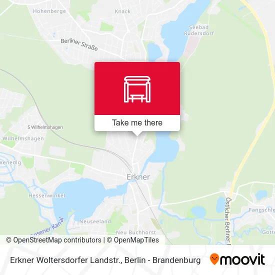 Карта Erkner Woltersdorfer Landstr.