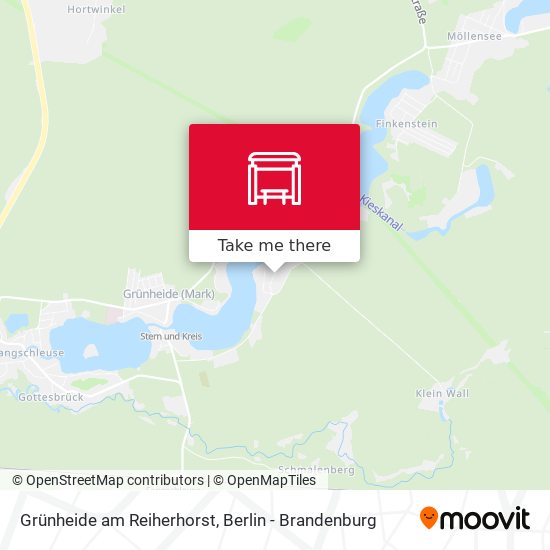 Grünheide am Reiherhorst map