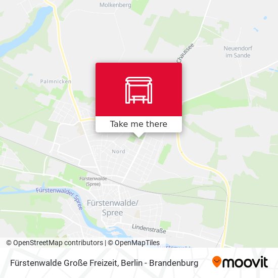 Fürstenwalde Große Freizeit map
