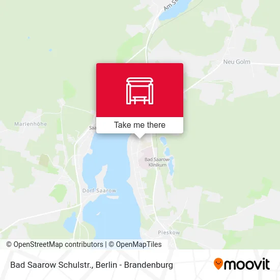 Карта Bad Saarow Schulstr.