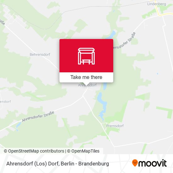 Ahrensdorf (Los) Dorf map