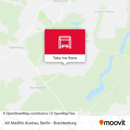Карта Alt Madlitz Ausbau