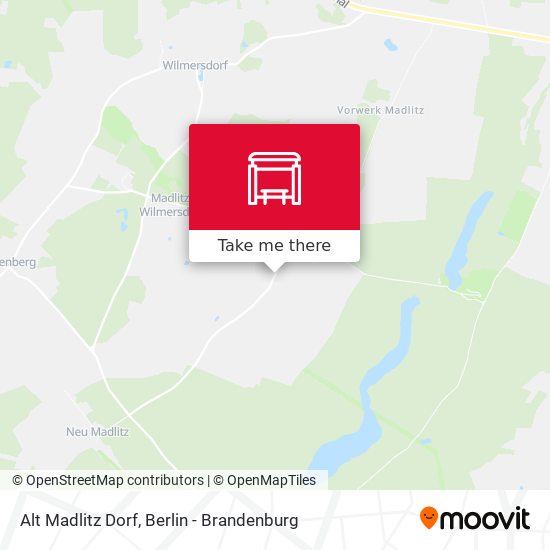 Alt Madlitz Dorf map