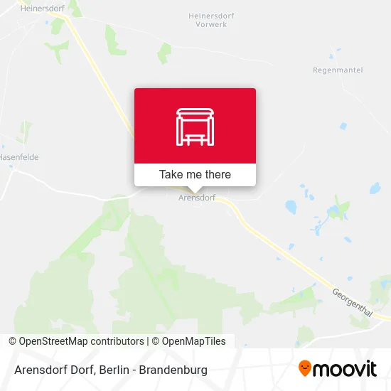 Arensdorf Dorf map