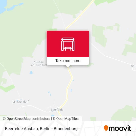 Карта Beerfelde Ausbau