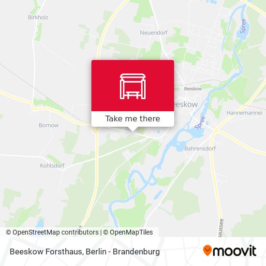 Beeskow Forsthaus map